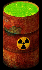 barrel of nuclear waste