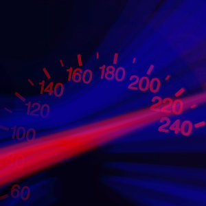 blue red speedometer