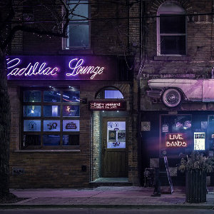 cadillac lounge sidewalk storefront