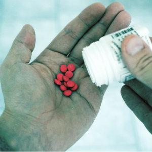 handful of pills