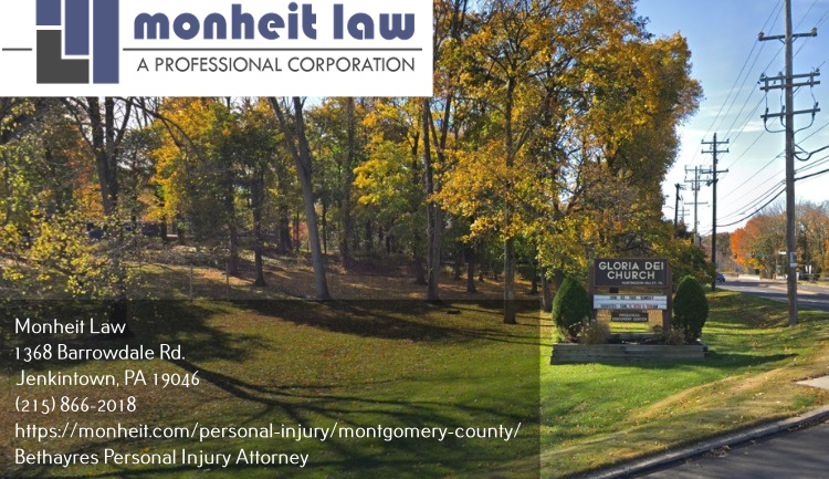 personal injury attorney in Bethayres, Pennsylvania near church