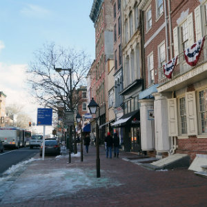 philadelphia brick sidewalk