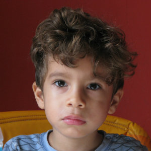 sad young boy