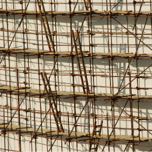 scaffolding ladder shadows