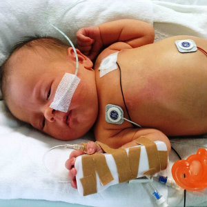 sick newborn baby