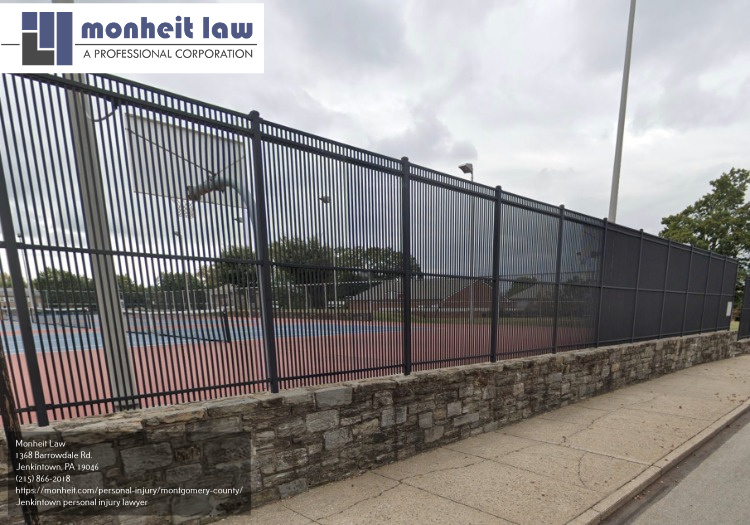sports field near personal injury lawyer in Jenkintown, PA