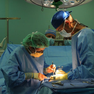 surgeons in operating room