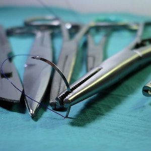 surgical tools closeup