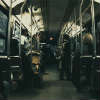 the inside of a philadlephia bus