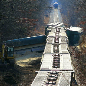 train crash derailment aftermath